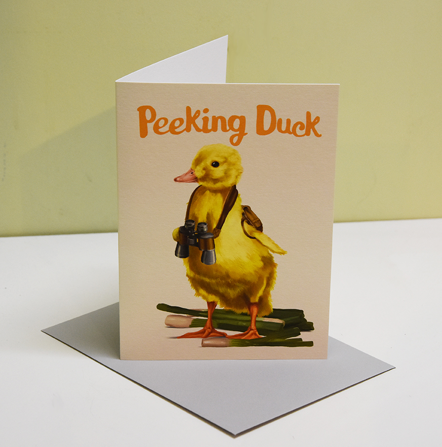 Peeking Duck
