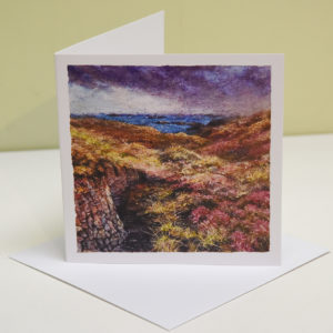 Peat Ridge - Mix Media painting