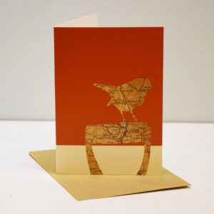 Greeting card Settle Robin by Kate Thornton