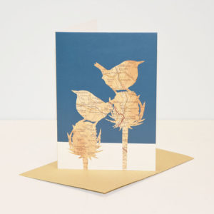 Greeting card Settle Wren by Kate Thornton