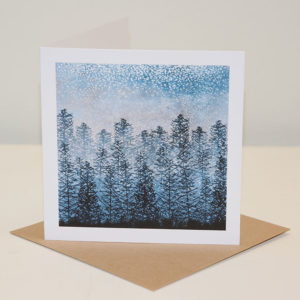 Greetings Card Winter Trees by Ruth Thorp