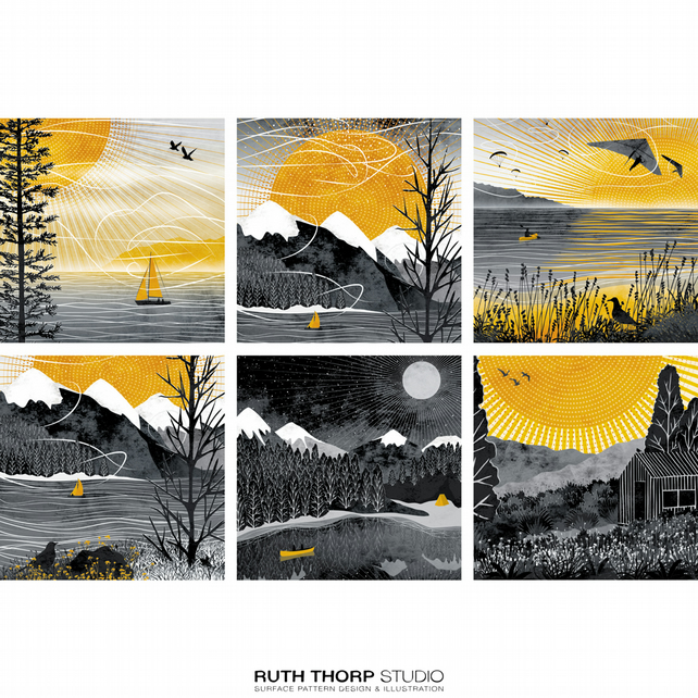Box of 12 Greeting Cards Journey - Image 3