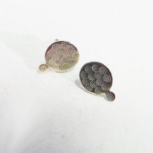 Seed head Silver Earrings