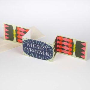 Christmas Cracker 3D greetings Card Diamond