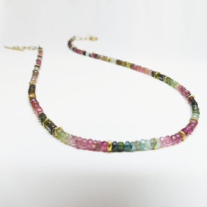 Indian Summer Watermelon Tourmaline Necklace