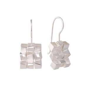 Silver Cascading Earrings