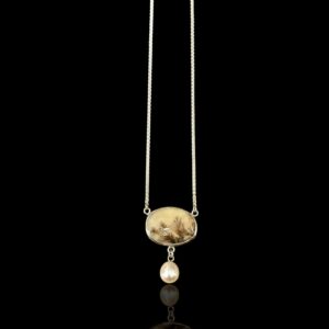Dendritic Pearl Pendant