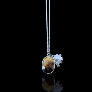Cladonia Agate Pendant