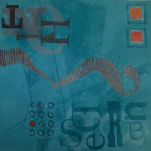 Broken Boundaries, Collagraph