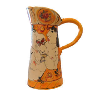Large Orange Jug