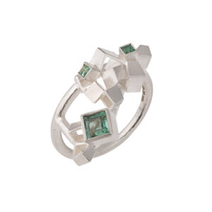 Sea Shades Tourmaline Ring