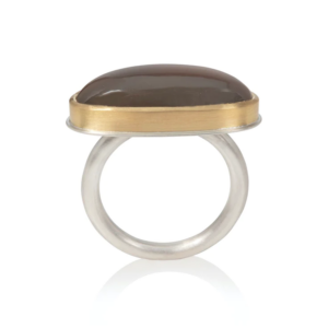 Grey Moonstone Ring