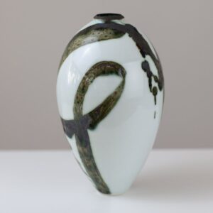 Blue Splash Small Oblong Vessel