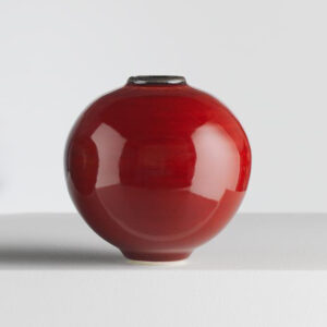 Red Mini moon Jar