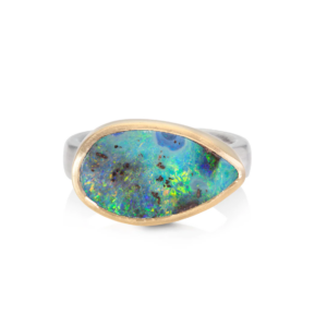 Boulder Opal Ring