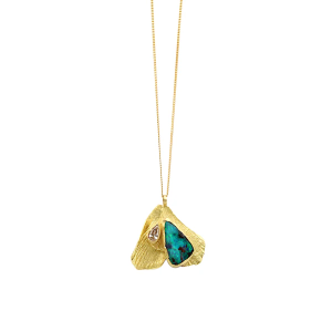 Opal and Diamond Nouveau Necklace