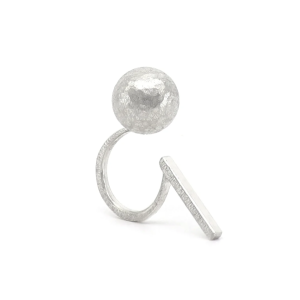 Boulder Dash Minimal Statement Ring | sterling silver